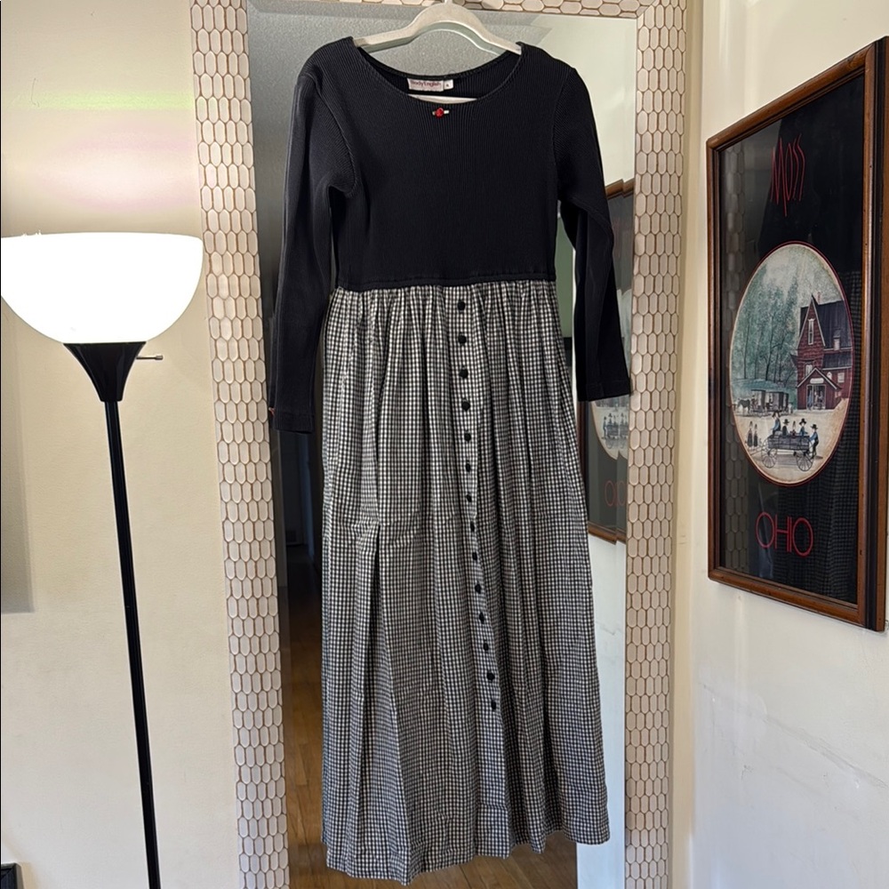 Black and White Checkered Dress